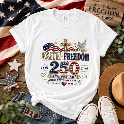 Faith And Freedom XR2906001CL Unisex T-shirt